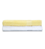 White Cotton 380 GSM Set of 2 Bath Towels