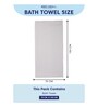 White 100% Cotton 400 Gsm Bath Towel