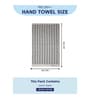 White 100% Cotton 500 Gsm Hand Towel 2 Pc