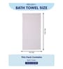 White 100% Cotton 525 Gsm Bath Towel