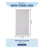 White 100% Cotton 525 Gsm Bath Towel