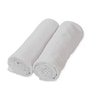 White 100% Cotton 550 Gsm Bath Towel 2 Pc
