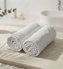 White 100% Cotton 585 Gsm Hand Towel 4 Pc