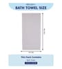 White 100% Cotton 650 Gsm Bath Towel