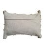 Cream Woven Cotton 20 x 12 Inches Cushion Cover