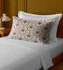 White 100% Cotton Single Bedsheet with 1 Pillow Cover