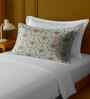 White 100% Cotton Single Bedsheet with 1 Pillow Cover