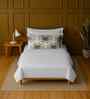 White 100% Cotton Single Bedsheet with 1 Pillow Cover