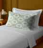 White 100% Cotton Single Bedsheet with 1 Pillow Cover