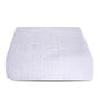 White Patterned 550 GSM Cotton Bath Towel