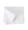 White Solid 550 GSM Cotton Face Towels (Set of 4)