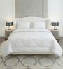White 100% COTTON Solid 90 GSM King Bed Comforter