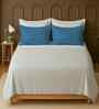 White 100% Cotton Super King Bedsheet with 2 Pillow Covers