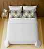 White 100% Cotton Super King Bedsheet with 2 Pillow Covers