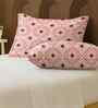 White 100% Cotton Super King Bedsheet with 2 Pillow Covers