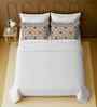 White 100% Cotton Super King Bedsheet with 2 Pillow Covers