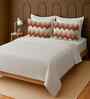 White 100% Cotton Super King Bedsheet with 2 Pillow Covers