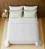 White 100% Cotton Super King Bedsheet with 2 Pillow Covers