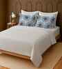 White 100% Cotton Super King Bedsheet with 2 Pillow Covers