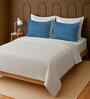 White 100% Cotton Super King Bedsheet with 2 Pillow Covers