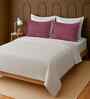 White 100% Cotton Super King Bedsheet with 2 Pillow Covers