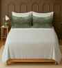 White 100% Cotton Super King Bedsheet with 2 Pillow Covers