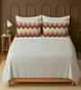 White 100% Cotton Super King Bedsheet with 2 Pillow Covers