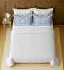 White 100% Cotton Super King Bedsheet with 2 Pillow Covers