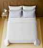 White 100% Cotton Super King Bedsheet with 2 Pillow Covers