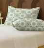 White 100% Cotton Super King Bedsheet with 2 Pillow Covers