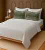White 100% Cotton Super King Bedsheet with 2 Pillow Covers