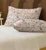 White 100% Cotton Super King Bedsheet with 2 Pillow Covers