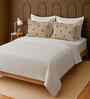 White 100% Cotton Super King Bedsheet with 2 Pillow Covers