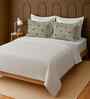 White 100% Cotton Super King Bedsheet with 2 Pillow Covers