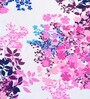 White Floral 160 TC Cotton Single Bed Sized Bed Sheets With 1 Pillow Cover