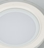 White 17 Watts LED Aluminium Round Panel Down Light