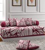 White 180 TC Polycotton 8 Piece Diwan Set