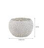 White Glass Votive & Tea Light Holders (Pack Of 2)