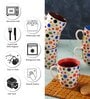 White 230ml Ceramic 6 Pcs Tea Cup