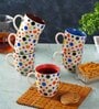White 230ml Ceramic 6 Pcs Tea Cup