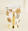 Anthony 250ml White & Gold Bone China Coffee Mug