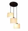 Marmor White Jute Cluster Hanging Light