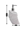 White 300 ml Ceramic Liquid Soap Dispenser 