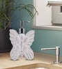 White 300 ml Ceramic Liquid Soap Dispenser 