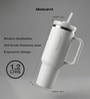 White 304 Food Grade Stainless Steel Travel Tumbler
