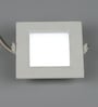 White 6 Watts LED Aluminium Square Panel Down Light