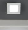 White 6 Watts LED Aluminium Square Panel Down Light