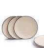 Dane 7.4 Inch White (Set of 4) Quarter Plate