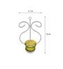 White Metal Humphry Wall Tea Light Holders (Pack Of 2)
