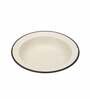 Siera 7 Inch White Ceramic (Set of 2) Quarter Plate